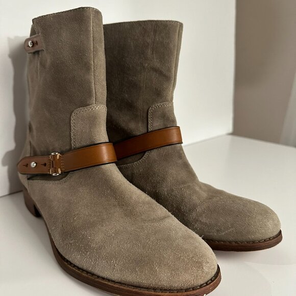 Coach Amy slate suede western boot size 9 - Picture 4 of 10